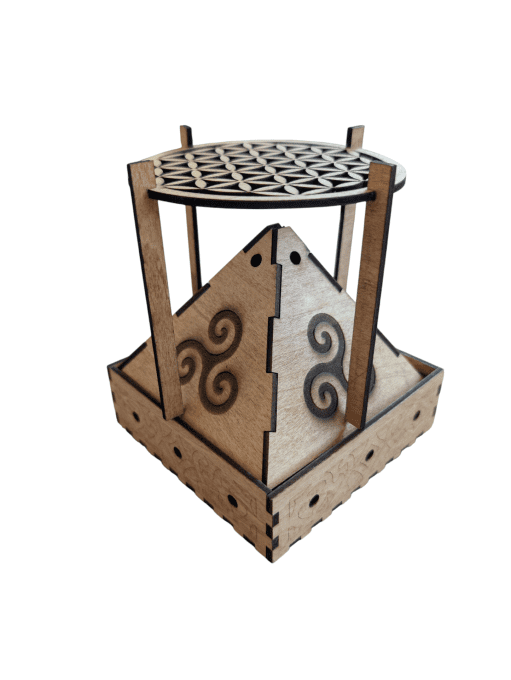 Encensoir Pyramide Triskel Celtique & Fleur de Vie