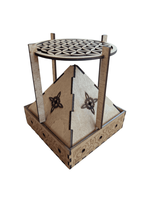 Encensoir Pyramide Nœud de Sorcière & Fleur de Vie